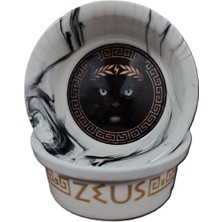 Şanal Raccoon Olimpos Serisi Zeus Seramik Mama ve Su Kabı 300ML