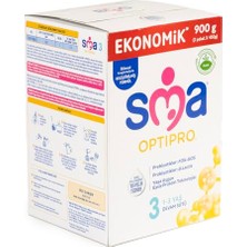 aklow akyoleticaret Optipro 3 (1-3 Yaş) Devam Sütü 900 G