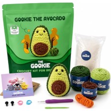 aklow akyoleticaret Örgü Seti Avokado Amigurumi Tığ Kiti