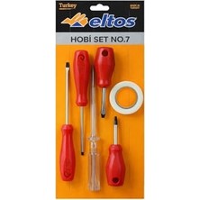aklow akyoleticaret Hobi Seti, 6 Parça, Tornavida Seti, Kontrol Kalemi, Elektrik Izolasyon Bandı, Ev Tipi, Tamir Bakım Seti, Hobi El Aletleri Seti, Ekonomik Set, No.7
