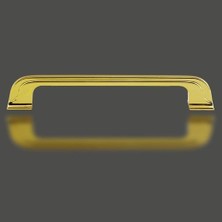 aklow akyoleticaret 10 Adet Düz Altın Metal Mobilya Mutfak Dolabı Çekmece ve Kapak Kulpu 128 Mm-12.8 cm