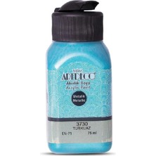 Meschain Meschaın Artdeco Metalik Akrilik Boya 75ML Turkuaz 3730