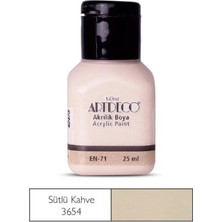 Meschain Meschaın Artdeco Akrilik Boya 25ML 3654 Sütlü Kahve