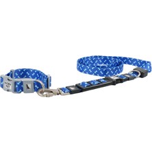 Şanal Gobypet Airmesh Köpek Gezdirme Boyun Tasma Seti Xs - Küçük Irk Köpek ve Kedi Gezdirme Tasması (Nefes Alabilen File Kumaş, 3-5 Kg) (Lacivert)