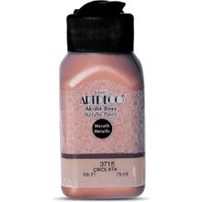 Meschain Meschaın Artdeco Metalik Akrilik Boya 75ML Çiko.kahve 3715