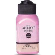Meschain Meschaın Artdeco Metalik Akrilik Boya 75ML Gül Kurusu 3755