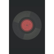 aklow akyoleticaret Disque Vinyle: Slops Music Turntable |notebook Din A5 6x9 Pouces |planificateur Journal Écrit Booklet |120 Pages |pointé