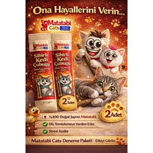 aklow akyoleticaret Small Stick, 2'li Doğal Kedi Kemirme ve Diş Temizleme Çubuğu