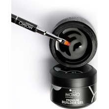 aklow akyoleticaret Premium Builder Protez Tırnak Jeli No.1, Şeffaf, 10 G