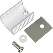 aklow akyoleticaret TO220 Alüminyum Radyatör Seti; Transistör, Mosfet, Bjt, LM78XX, LM317, Irfxxx ve Tdaxx