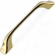 aklow akyoleticaret Metal Altın Gold 128 mm Ovit Parlak Kulp Mobilya Çekmece Mutfak Dolabı Dolap Kapak Kulpları Kulb