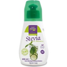 aklow akyoleticaret Stevia Bazlı Sıvı Tatlandırıcı 200 ml