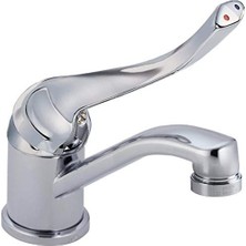 aklow akyoleticaret 570LF-06ELH Classic Krom Tek Kollu Lavabo Musluğu