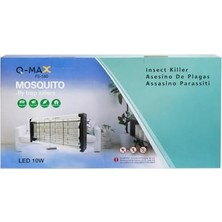 aklow akyoleticaret Aksu Q‑max Çift Uv Işıklı 10W Sessiz Sinek Öldürücü Elektirikli PS‑580