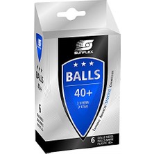 aklow akyoleticaret 23603S 3 Yıldız 40+ 6'lı Masa Tenisi Topu
