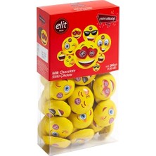 aklow akyoleticaret Mini Elitoloji Emoji Sütlü Çikolata 175 G