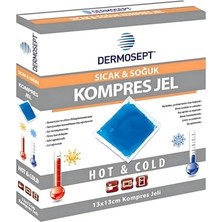 aklow akyoleticaret Sıcak Soğuk Termo Jel Kompres, Buz Jel, 13 x 13 Cm, Küçük Boy