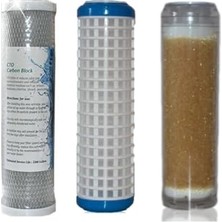 aklow akyoleticaret Filtre, Bina Girişi Yedek Seti(Yıkanabilir Blok Karbon Reçine)