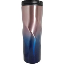 aklow akyoleticaret 304 L Çelik Degrade Kahve Termos Mug, 6 Oz, 500 Ml, CIN229 ml