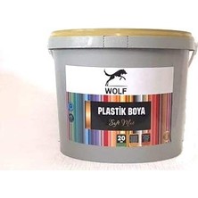 aklow akyoleticaret Wolf Plastik Boya 20 kg (Buz Beyazı)