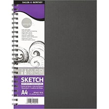 aklow akyoleticaret Simply Eskiz Defteri - Beyaz Spiral A4