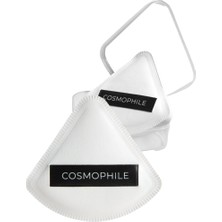 Şanal Cosmophıle Beauty Pro Üçgen Puff Pudra Süngeri, Saklama Kutulu
