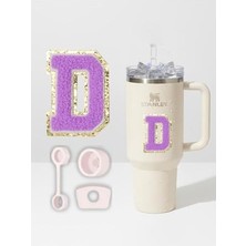 aklow akyoleticaret Qnctpharf-D Uyumlu Harf Sticker ve 3'lü Silikon Tıpa Seti