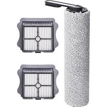 aklow akyoleticaret Süpürge, Tineco Floor One S5/s6/s7 Serileri ile ile Uyumlu Şarjlı Hepa Filtre + Rulo Ana Fırça Seti