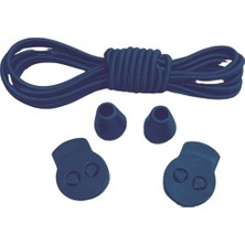 aklow akyoleticaret Yuvarlak, Akıllı, Kilitle, Tak-Bırak Bağcık, Yeni Nesil, Bağlamaya Gerek Olmayan Bot, Spor, Klasik Ayakkabı Bağcığı, Elastik 100 cm (Koyu Lacivert)