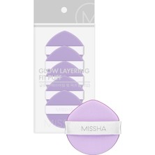 Şanal Mıssha Yüksek Kapatıcılık Sağlayan Yumuşak Makyaj Süngeri (5 Adet) Glow Layering Fit Puff