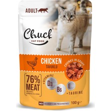 Şanal Chuck Pouches, Yetişkin, Tavuklu 100 gr x 24 Adet