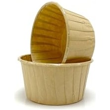 aklow akyoleticaret 50'li Büyük Boy Xl Kraft Muffin Cupcake Kalıbı, Jumbo Kek Kapsülü, Airfryer Uyumlu