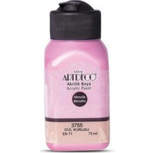 Meschain Meschaın Artdeco Metalik Akrilik Boya 75ML Gül Kurusu 3755