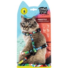 Şanal M-Pets Urban Style Freestyle Kedi Göğüs Tasması Set