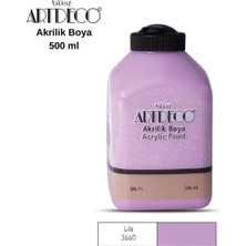 Meschain Meschaın Artdeco Akrilik Boya 500ML 3660 Lila
