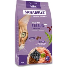 Şanal Sanabelle Life Adult Devekuşlu & Yaban Mersinli Kuru Kedi Maması 8 kg