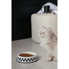 Şanal Emaye Kedi Köpek Mama ve Su Kabı Dama