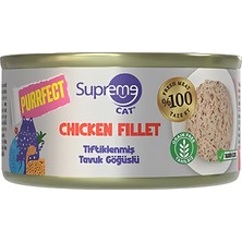 Şanal Supreme Tiftiklenmiş Tavuk Göğüslü Yetişkin Konserve Kedi Maması 70GR 24LÜ