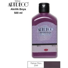 Meschain Meschaın Artdeco Akrilik Boya 500ML 3049 Patlıcan Moru