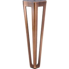 aklow akyoleticaret Metal 20 cm Ovit Ünite Mobilya Koltuk Baza Sehpa Tv Masa Ayağı Ayak Antik Bakır