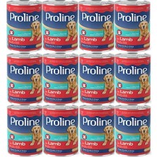 aklow akyoleticaret Kuzu Etli Yetişkin Köpek Konservesi, 400 G, 12 Adet PR-K4Y