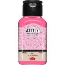 Meschain Meschaın Artdeco Akrilik Boya 75ML Sıcak Pembe 3017