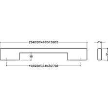 aklow akyoleticaret Saten Rengi, 192 mm Klasik Mobilya Kulp