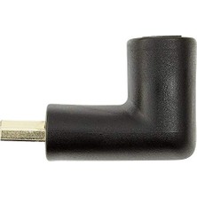 aklow akyoleticaret BLK-F3Y040BF HDMI To M/f Dik Açı Adaptör, 90", Siyah