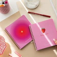 aklow akyoleticaret 15X16 Spiralli Karton Kapak 2'li Çizgili Not Defter Seti - Aura