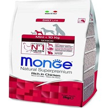 Şanal Monge Natural Superpremıum Mini Senior Dog Dry Dog Food