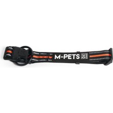 Şanal M-Pets Hıkıng Reflektörlü Boyun Tasması Black (Xl)