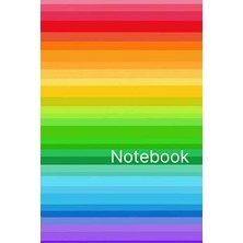 aklow akyoleticaret Rainbow Notebook: Gradient Rainbow Pride Colors, Size (6 x 9 Inches) 120 Pages Lined