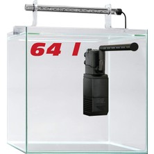 Şanal Sera Scaper Cube 64 L Başlangıç Seti - Kompakt Akvaryum (64 L) Iç Filtre ve LED Aydınlatmalı Komple Set