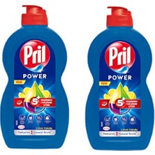 aklow akyoleticaret Pril Power Limon Bulaşık Deterjanı 450 ml x 2 Adet